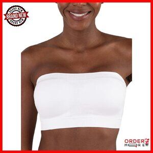 Strapless Push Up Bra Wire Free Support Plus Size Bandeau